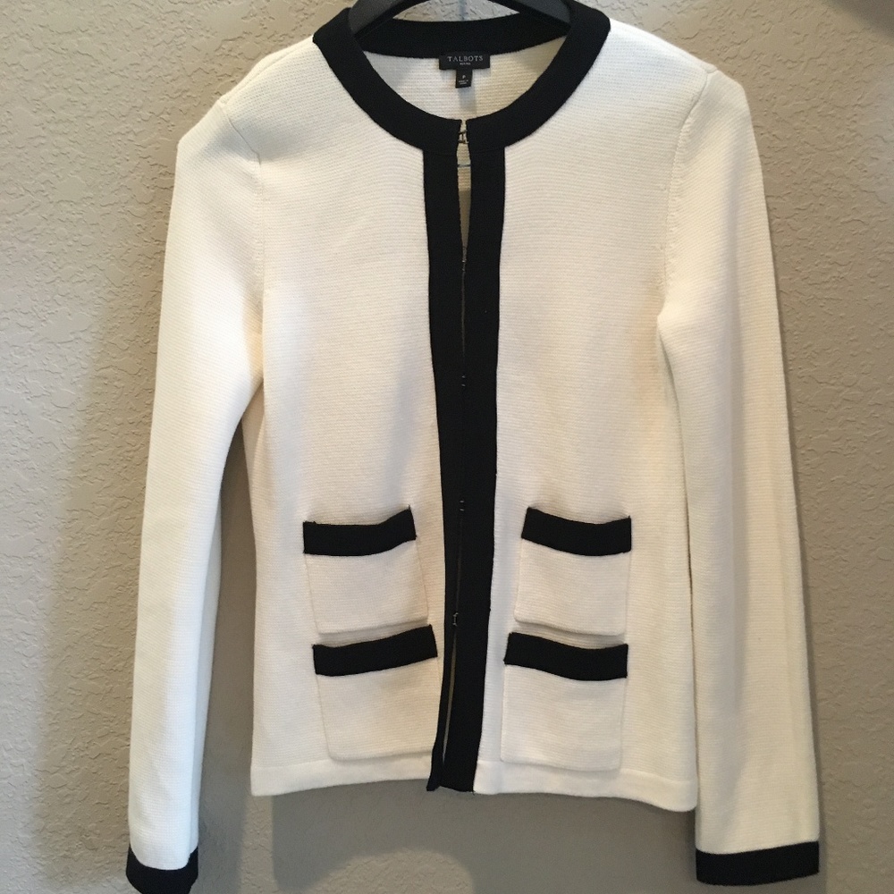 Talbots Knit Sweater Blazer